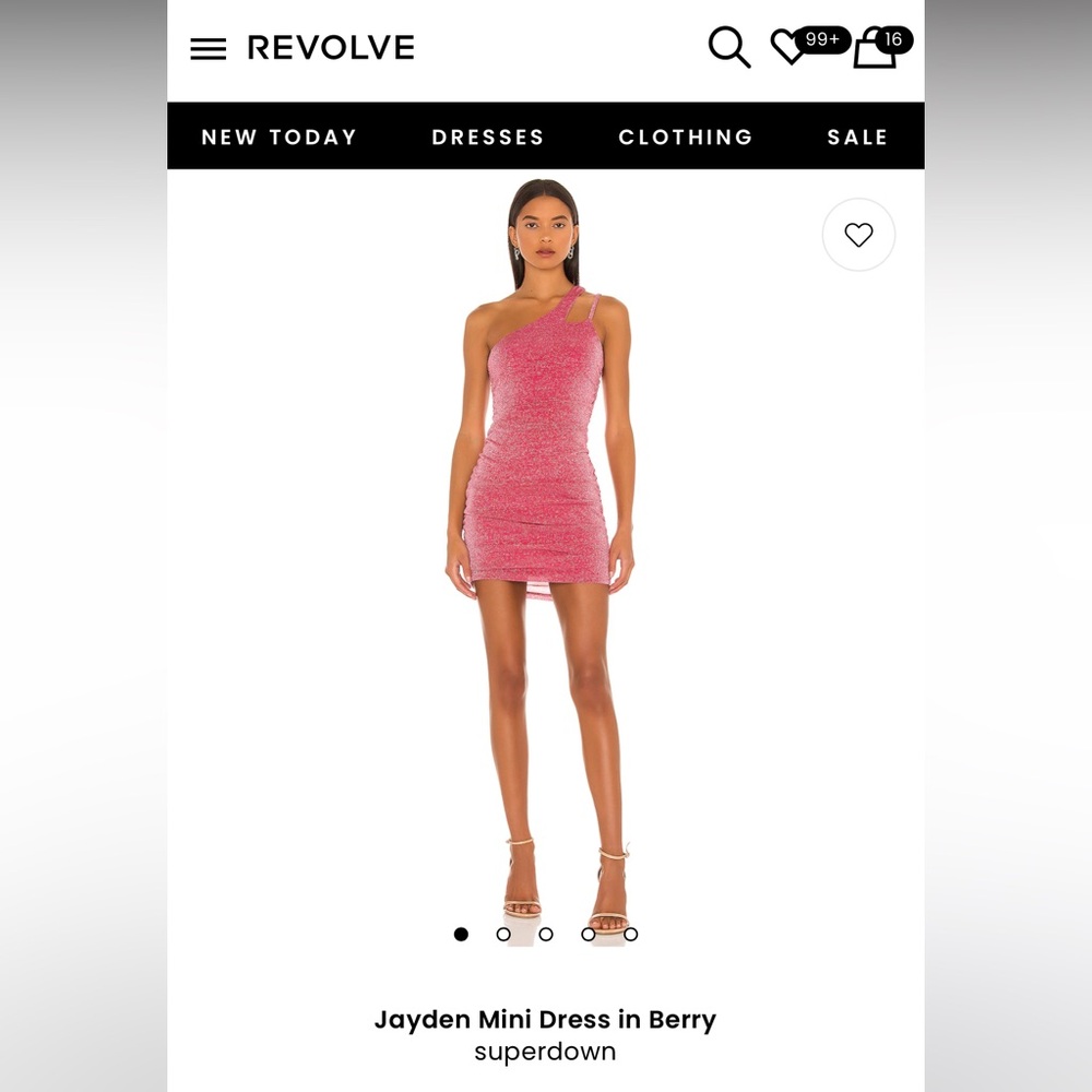 Superdown Pink Mini Dress